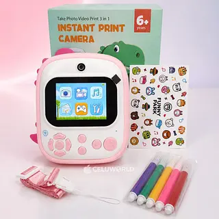 Cámara De Impresión Para Niños De Dinosaurio
