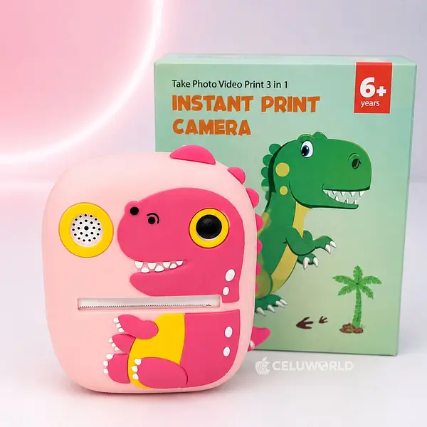 Cámara De Impresión Para Niños De Dinosaurio