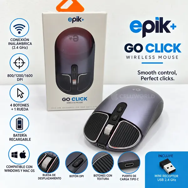 Mouse Inalambrico Epik