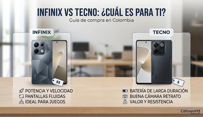 Infinix vs Tecno: ¿Cuál Marca Conviene Comprar?