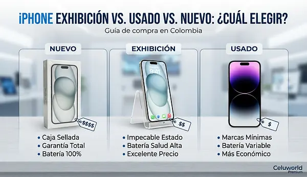 iPhone Exhibición vs. Usado vs. Nuevo: ¿Cuál Elegir?