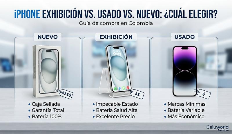 iPhone Exhibición vs. Usado vs. Nuevo: ¿Cuál Elegir?